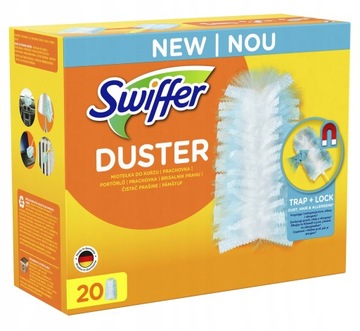 ЗАМЕННЫЕ ВСТАВКИ ДЛЯ ПЫЛЕВЫШЕК SWIFFER DUSTER 20 ШТ. MEGA PAKA XXL