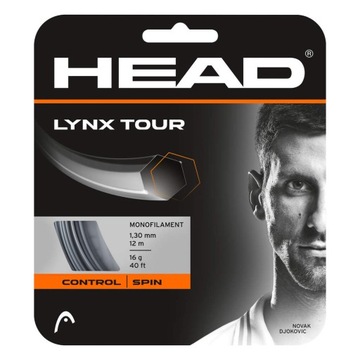 Naciąg tenis ziemny Head Lynx Tour Grey | 1.25mm