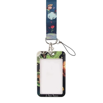 Держатель учетных данных, аниме-значки, ремешок для ключей с изображением лисы, автомобильный брелок, персонализация