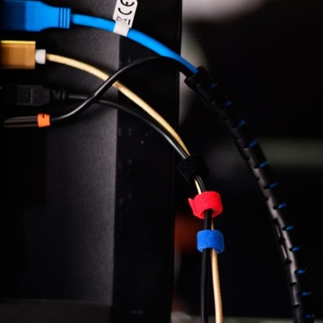 ЛЕНТА-ВЕЛКРО 10мм 5м СИНЯЯ D-LAN