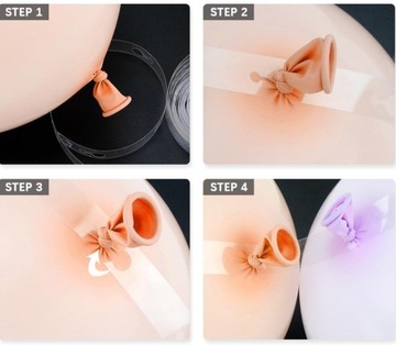 ЛЕНТА ДЛЯ ШАРОВ ГИРЛАНД АРКИ ДЛЯ ШАРОВ ШАРИКИ СВАДЕБНЫЕ УКРАШЕНИЯ 5М