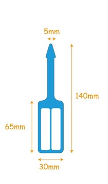 Ключевые идентификаторы - сервисные подвески 100 шт.