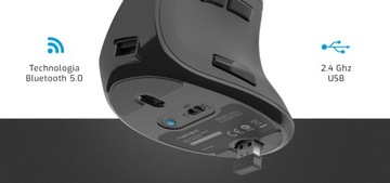 БЕСПРОВОДНАЯ МЫШЬ ВЕРТИКАЛЬНЫЙ ДИСПЛЕЙ 2400DPI