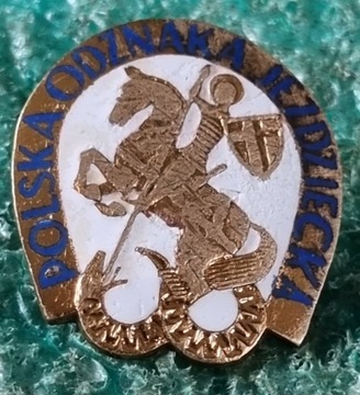 POLSKA ODZNAKA JEŹDZIECKA - ŚRUBA - JEŹDZIECTWO - KONIE
