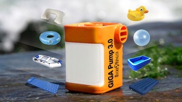 GIGA PUMP 3.0 универсальный электрический НАСОС вакуумный 5 насадок ФОНАРЬ