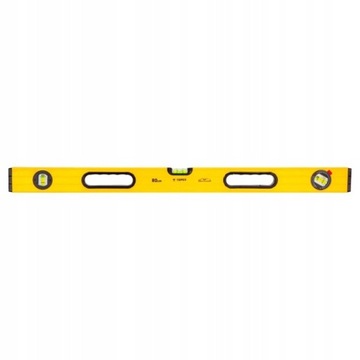 Poziomica aluminiowa 80 cm 3 libelle 2 uchwyty