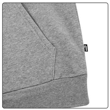 3232 PUMA МУЖСКАЯ ТОЛСТОВКА С КАПЮШОНОМ, УТЕПЛЕННЫЙ ХЛОПОК, СЕРЫЙ S