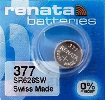 Bateria srebrowa mini Renata 377 /376 /SR 626 / G4