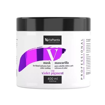 VisPlantis Maska do Włosów Blond i Siwych 400ml