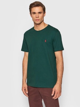 koszulka meska polo ralph lauren bawelniana tshirt meski zielony PREMIUM