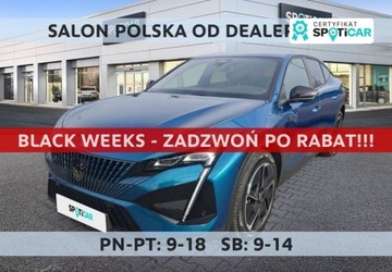 Peugeot 408 2025 Peugeot 408 1.2 PureTech mHEV GT SS e-DSC6 SalonPL FVat Od Reki Bogata Wer