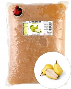 Sok z gruszki 100% gruszkowy tłoczony naturalny 5L