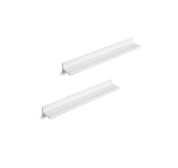 Zestaw 2 etajere perete Home&Styling Collection, polipropilena, 45x10 cm