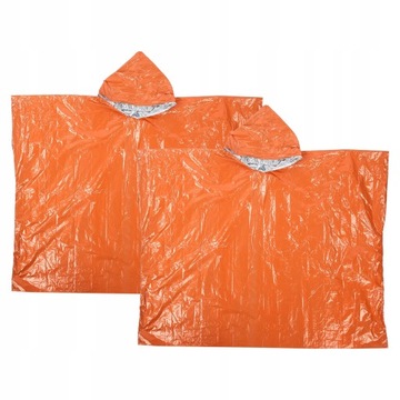 Poncho WoowBomm r. uniwersalny pomarańczowy