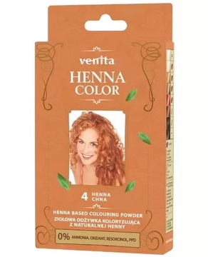 Venita Henna Color ziołowa odżywka koloryzująca z naturalnej henny 4 chna