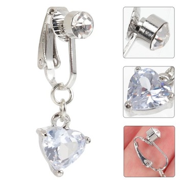 Пирсинг пупка Fake Belly labret украшения