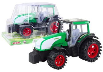 DUŻY TRAKTOR FARMERSKI ROLNICZY NAPĘD ZIELONY