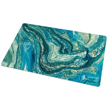 Modna podkładka na biurko 100x50 Falujący marmur