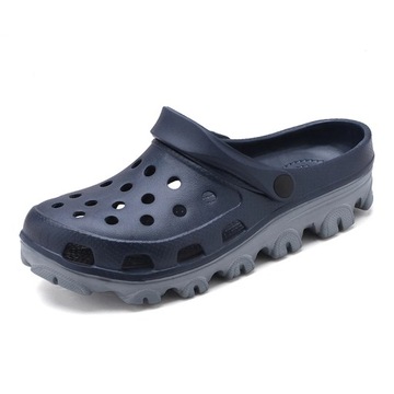 Summer Rubber Sandals Men Clogs Garden Shoes Size