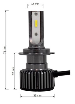Żarówka LED H7 5.000 LM Multicore CSP 1860