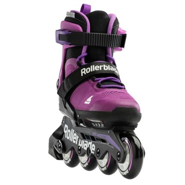 Роликовые коньки Rollerblade Microblade G, размер 33-36,5, фиолетовые