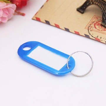 100 шт. брелоки с этикетками, 10 цветов.