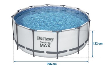КАРКАСНЫЙ САДОВЫЙ БАССЕЙН 396x122см BESTWAY КОМПЛЕКТ