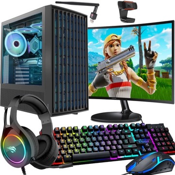 ZESTAW KOMPUTER GAMINGOWY RYZEN 5 RX 6600 32 GB RAM 1 TB SSD WIN 11