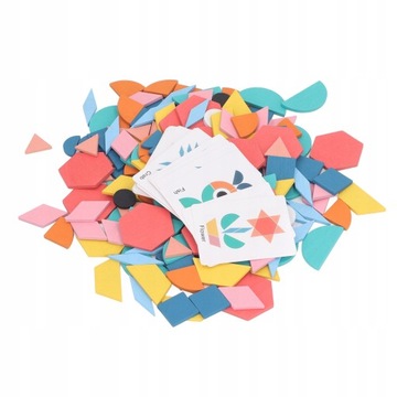 Геометрические интерактивные игрушки из блоков-пазлов