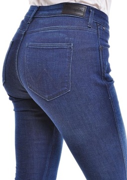 WRANGLER spodnie REGULAR blue SKINNY _ W26 L32