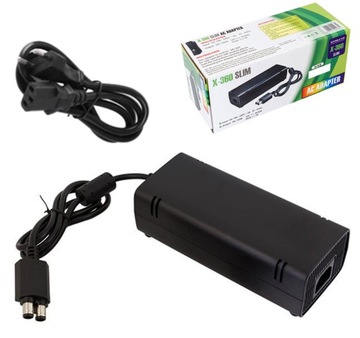 ZASILACZ DO KONSOLI MICROSOFT XBOX 360 SLIM 135W 230V DIODA LED KX5