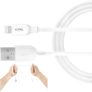 KABEL JCPAL USB-A NA LIGHTNING MOCNY WYTRZYMAŁY PRZEWÓD MFI 100CM LINX