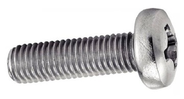 ŚRUBA SOCZEWKOWA DIN 7985 INOX A2 4X10 10szt