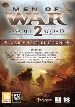 MEN OF WAR ASSAULT SQUAD 2 WAR CHEST PL PC KLUCZ STEAM