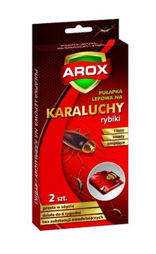 Pułapka lepowa lep na karaluchy 2szt Arox