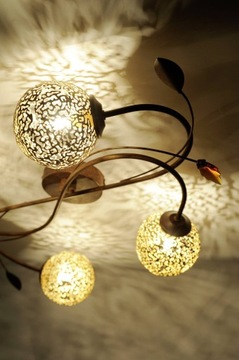 ПОТОЛОЧНЫЙ СВЕТИЛЬНИК РУСТИК ПЛАФОН 4xG9 40Вт