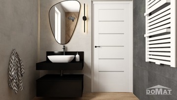 Дизайн ванной комнаты - 3D визуализация + проекции