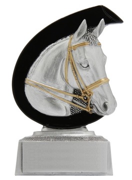 Statuetka głowa konia, odlew, jeździectwo, konie, koń 10 cm + tabliczka