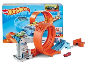 HOT WHEELS zestaw MISTRZ PĘTLI +autko