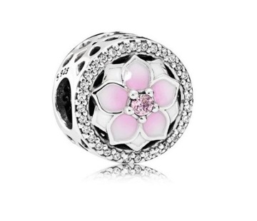 Charms MAGNOLIA Charms Zawieszka do bransoletki Charms Kwiatek Srebro s925