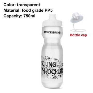 Przezroczysty koszyk na bidon 600-750ml jazda na rowerze Fitness bieganie s