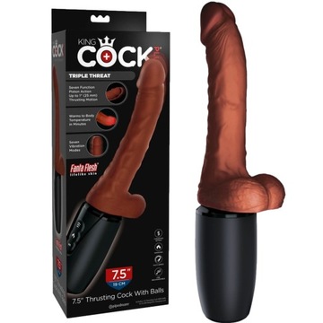Profesjonalny wibrator realistyczny USB King Cock