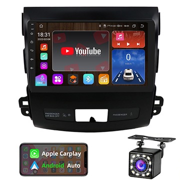 RADIO GPS ANDROID PEUGEOT 4007 2006-12 SIM 4/64GB
