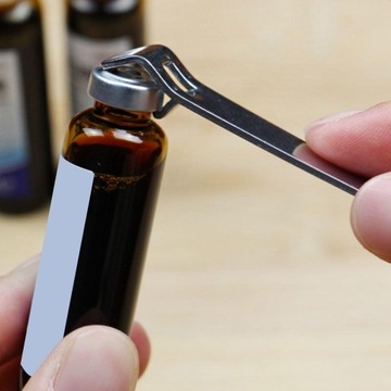 2x мини-открывалка для бутылок, флакон с жидкостью для перорального применения, средство для удаления крышек, жидкость для перорального применения