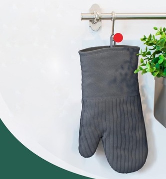 2шт кухонные перчатки для барбекю жаропрочные каминная печь серый у костра