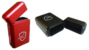 2X ALUMINIOWE ETUI POKROWIEC KLUCZYK KEYLESS KLATKA FARADAYA ZABEZPIECZENIE