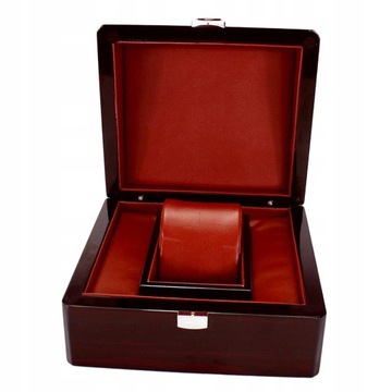 Black Single Slot Wooden Jewelry Watch Display 5ps
