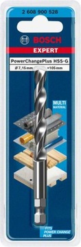 BOSCH Wiertło prowadzące EXPERT Power Change Plus HSS-G 7,15 x 105 mm
