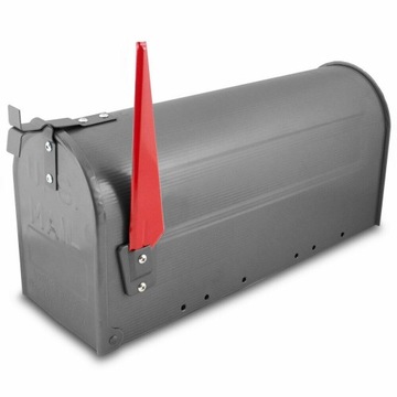 Grafitowa Skrzynka Pocztowa American Style Mailbox