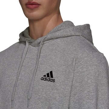 BLUZA MĘSKA ADIDAS ESSENTIALS DRESOWA TRENINGOWA SZARA r S